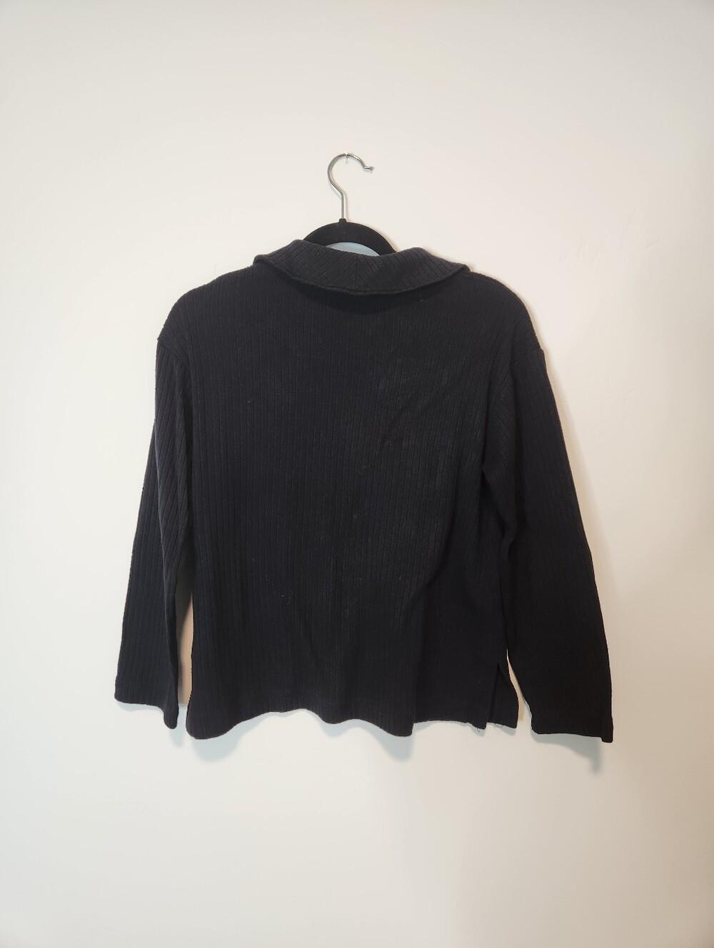 Madewell Relaxed Long-Sleeve Polo Tee Size Small - Picture 3 of 8